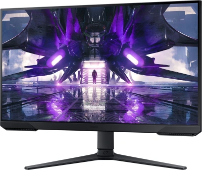 Монитор Samsung 27" Odyssey G3 S27AG320NI черный VA LED 1ms 16:9 HDMI полуматовая HAS Piv 3000:1 250cd 178гр/178гр 1920x1080 165Hz FreeSync Premium DP 4.8кг