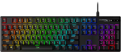 Клавиатура HyperX Alloy Origins механическая черный USB for gamer LED (4P4F6AA#ABA)