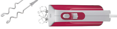 Миксер ручной Bosch MFQ40304 500Вт красный