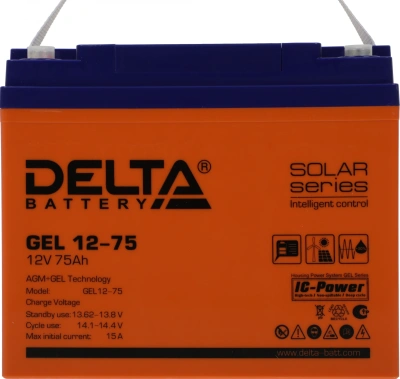 Батарея для ИБП Delta GEL 12-75 12В 75Ач