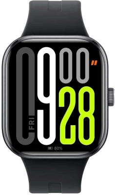 Смарт-часы Xiaomi Redmi Watch 5 2.07" AMOLED корп.черный рем.черный разм.брасл.:135-205мм (BHR9389GL)