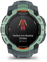 Смарт-часы Garmin Instinct 3 1.4" AMOLED корп.серый рем.серый (010-03020-01)
