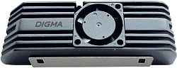Радиатор для SSD Digma DGRDRM2C черный 20дБ металл Ret