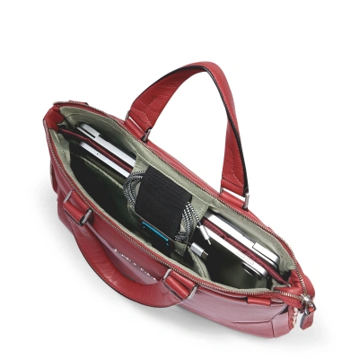 Деловая сумка женская Piquadro Than CA6698S135/AR с отделением для ноутбука терракотовый натур.кожа