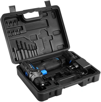Дрель-шуруповерт Deko DKCD12V PRO аккум. патрон:быстрозажимной (кейс в комплекте) (083-1007)