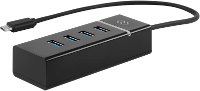 Разветвитель USB-C Digma DHUB-4USB-C-3.0 4порт. черный
