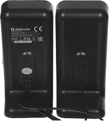 Колонки Defender SPK-225 2.0 черный 4Вт портативные