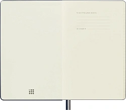 Блокнот Moleskine CLASSIC EXPENDED QP060EXPB20 Large 130х210мм 400стр. линейка твердая обложка синий сапфир