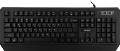 Клавиатура Acer OKW300 черный USB Multimedia for gamer LED (ZL.KBDCC.019)