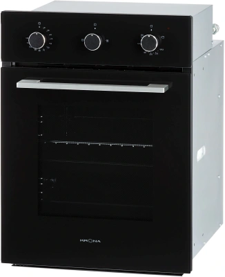 Духовой шкаф Газовый Krona STRETTO 45 BL черный
