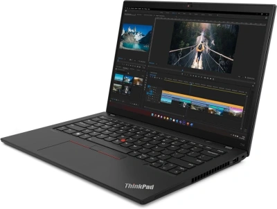 Ноутбук Lenovo ThinkPad T14 G4 Core i7 1355U 16Gb SSD512Gb Intel UHD Graphics 14" IPS WUXGA (1920x1200) без ОС black WiFi BT Cam (21HESGC300)