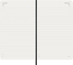 Ежедневник Moleskine CLASSIC SOFT Large 130х210мм 400стр. мягкая обложка черный