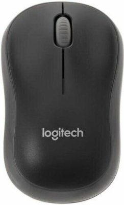 Мышь Logitech M186 черный/серый оптическая 1000dpi беспров. USB для ноутбука 2but (910-004131)