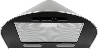 Вытяжка каминная Elikor Эпсилон 60П-430-П3Л черный/серебристый управление: ползунковое (1 мотор)