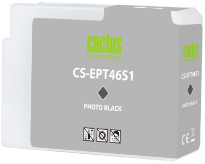 Картридж струйный Cactus CS-EPT46S1 T46S1 фото черный (30мл) для Epson SureColor SC-P700