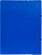 Папка на резинке Бюрократ -PRA3BLUЕ A3 пластик 0.7мм синий вмест.:400лист.