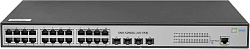 Коммутатор SNR SNR-S2982G-24T-POE-E (L2) 24x1Гбит/с 4SFP 24PoE 370W управляемый