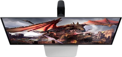 Монитор Samsung 32" Odyssey OLED G8 LS32DG800SIXCI серебристый OLED LED 16:9 HDMI M/M TV матовая HAS Piv 250cd 178гр/178гр 3840x2160 240Hz FreeSync Premium Pro DP 4K USB 8.4кг