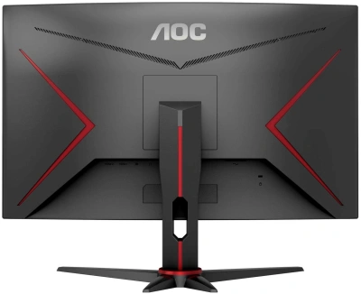 Монитор AOC 27" Gaming CQ27G2SE/BK черный/красный VA LED 16:9 HDMI матовая Piv 250cd 178гр/178гр 2560x1440 165Hz FreeSync Premium Pro DP Quad 2K (1440p) 5.4кг