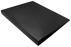 Папка на 4-х кольцах Buro -ECB0420/4RBLACK A4 пластик 0.5мм черный