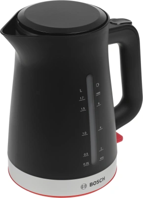 Чайник электрический Bosch TWK4M 1.7л. черный корпус: пластик (TWK4M223)