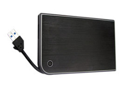 Внешний корпус для HDD/SSD AgeStar 3UB2A14 SATA II пластик/алюминий черный 2.5"