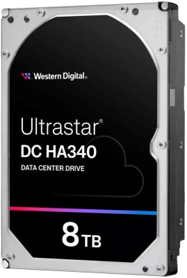 Жесткий диск WD SATA-III 8TB WUS721208BLE604 Ultrastar DC HC340 512E (7200rpm) 256Mb 3.5"