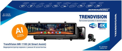 Видеорегистратор TrendVision MR-1100 черный 4Mpix 2160x3840 2160p 150гр. GPS SA 223