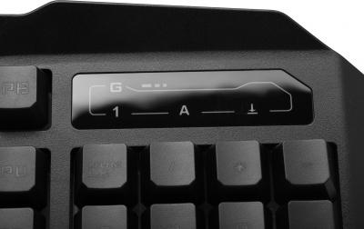 Клавиатура A4Tech Bloody B318 черный USB Multimedia for gamer LED (подставка для запястий) (B318)