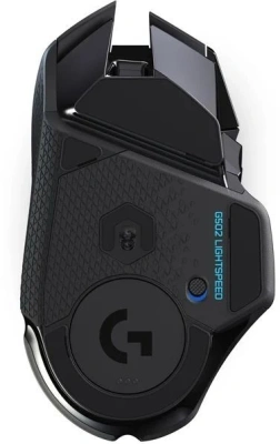 Мышь Logitech G502 Lightspeed черный оптическая 25600dpi беспров. USB 9but (910-005571)