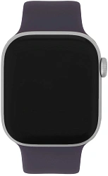 Смарт-часы Apple Watch Series 11 A3333 46мм OLED корп.серебристый Sport Band рем.фиолетовый разм.брасл.:M/L (MEVA4AM/A)