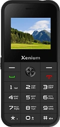 Мобильный телефон Xenium X718 черный моноблок 2Sim 1.77" 128x160 Spreadtrum ThreadX RTOS 0.3Mpix GSM900/1800 MP3 FM microSD max32Gb
