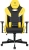 Кресло игровое Knight Thunder 5X черный/желтый эко.кожа крестов. металл