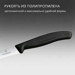 Набор ножей кухон. Victorinox Swiss Classic Paring 6.7733.6 для овощей компл.:6предм. черный карт.коробка