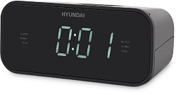 Радиобудильник Hyundai H-RCL221 черный LCD подсв:белая часы:цифровые FM