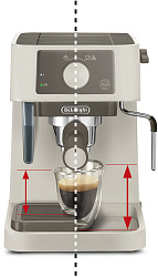 Кофеварка рожковая Delonghi EC235.CR 1100Вт бежевый