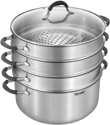 Кастрюля-пароварка Rondell RDS-1815 30.4л. d=32см (с крышкой) стальной
