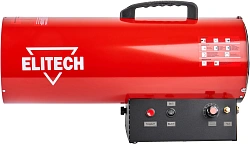Тепловая пушка газовая Elitech ТП 30ГБ 30000Вт красный/черный