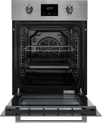 Духовой шкаф Электрический Weissgauff EOY 451 PDX нержавеющая сталь/черный
