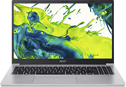 Ноутбук Acer Aspire Lite AL15-36P-C9XQ N-series N150 8Gb SSD256Gb Intel Graphics 15.6" IPS FHD (1920x1080) без ОС silver WiFi BT Cam 6000mAh (NX.DGJCD.004)