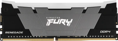 Память DDR4 16GB 3600MHz Kingston KF436C16RB12A/16 Fury Renegade RGB RTL Gaming PC4-28800 CL16 DIMM 288-pin 1.35В dual rank с радиатором Ret