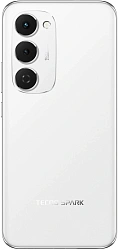Смартфон Tecno Spark 40 Pro+ 256Gb 8Gb белый моноблок 3G 4G 2Sim 6.78" 1224x2720 Android 15 50Mpix 802.11 a/b/g/n/ac/ax NFC GPS GSM900/1800 Protect FM