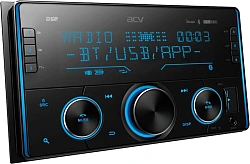 Автомагнитола ACV ADX-211BM 2DIN 4x50Вт v5.0 DSP 3 ПДУ (40189)