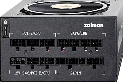 Блок питания Zalman ATX 1200W ZM1200-TMX2 VIEW Gen.5 80+ gold 24pin APFC 120mm fan color 12xSATA Cab Manag RTL