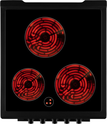 Плита Электрическая Weissgauff WES E2V05 B черный стеклокерамика (без крышки)