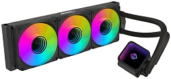 Система водяного охлаждения GMNG GG-LC360ARGB1 ARGB Soc-AM5/AM4/1200/1700/1851 черный 4-pin 22-35dB Al+Cu LCD 350W 1550gr Ret (GG-LC360ARGB1-BK)