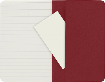 Блокнот Moleskine CAHIER JOURNAL CH111 Pocket 90x140мм обложка картон 64стр. линейка клюквенный (3шт)