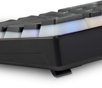 Клавиатура Оклик K763W механическая черный USB беспроводная BT/Radio Multimedia for gamer LED (1920548)