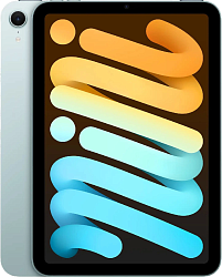 Планшет Apple iPad mini 2024 A2993 A17 Pro 6С RAM8Gb ROM128Gb 8.3" IPS 2266x1488 iOS голубой 12Mpix 12Mpix BT WiFi 10hr