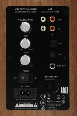 Колонки Edifier Airpulse A80 2.0 гр.орех 100Вт BT